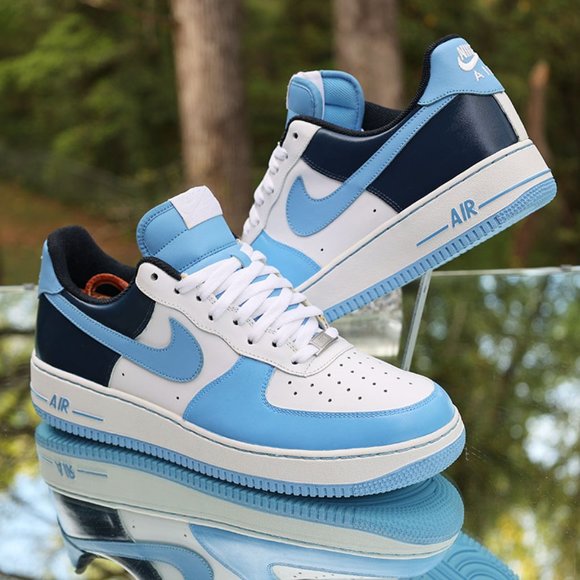 Nike Air Force 1 Low University Blue Custom - Picture 1 of 16
